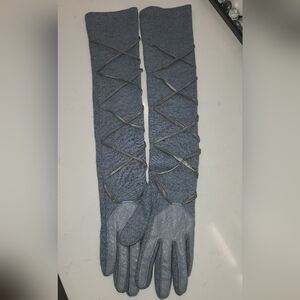 Grey extra Long gloves size 7.5